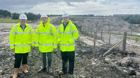 Site of new hospital comes alive as preparatory work carried out