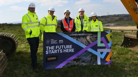 Start of groundworks at site of new hospital