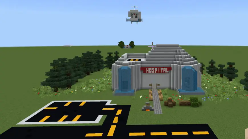 Minecraft screenshot - New University Hospital Monklands